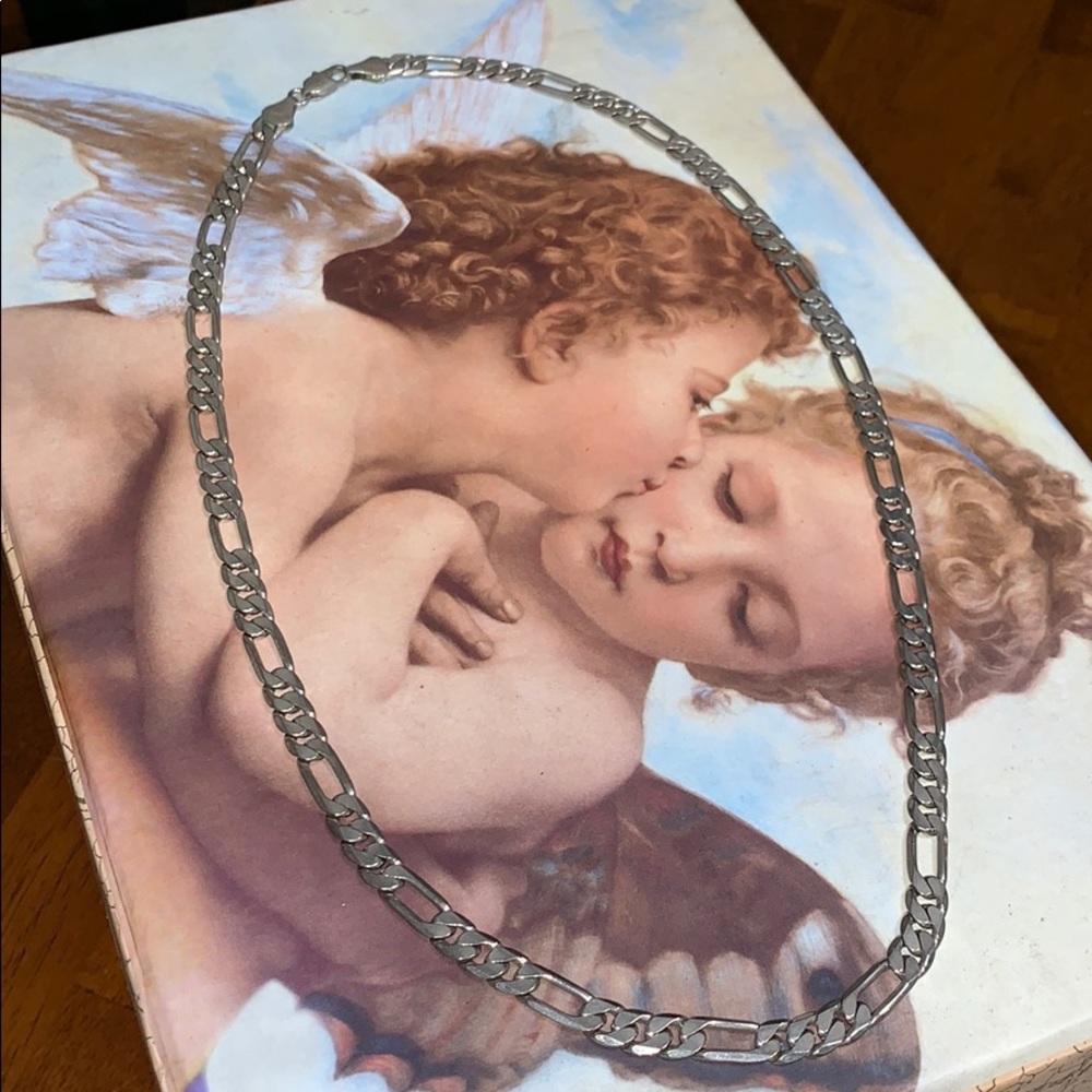 Sterling Silver 925 Solid Thick Figuro Chain ! - image 3